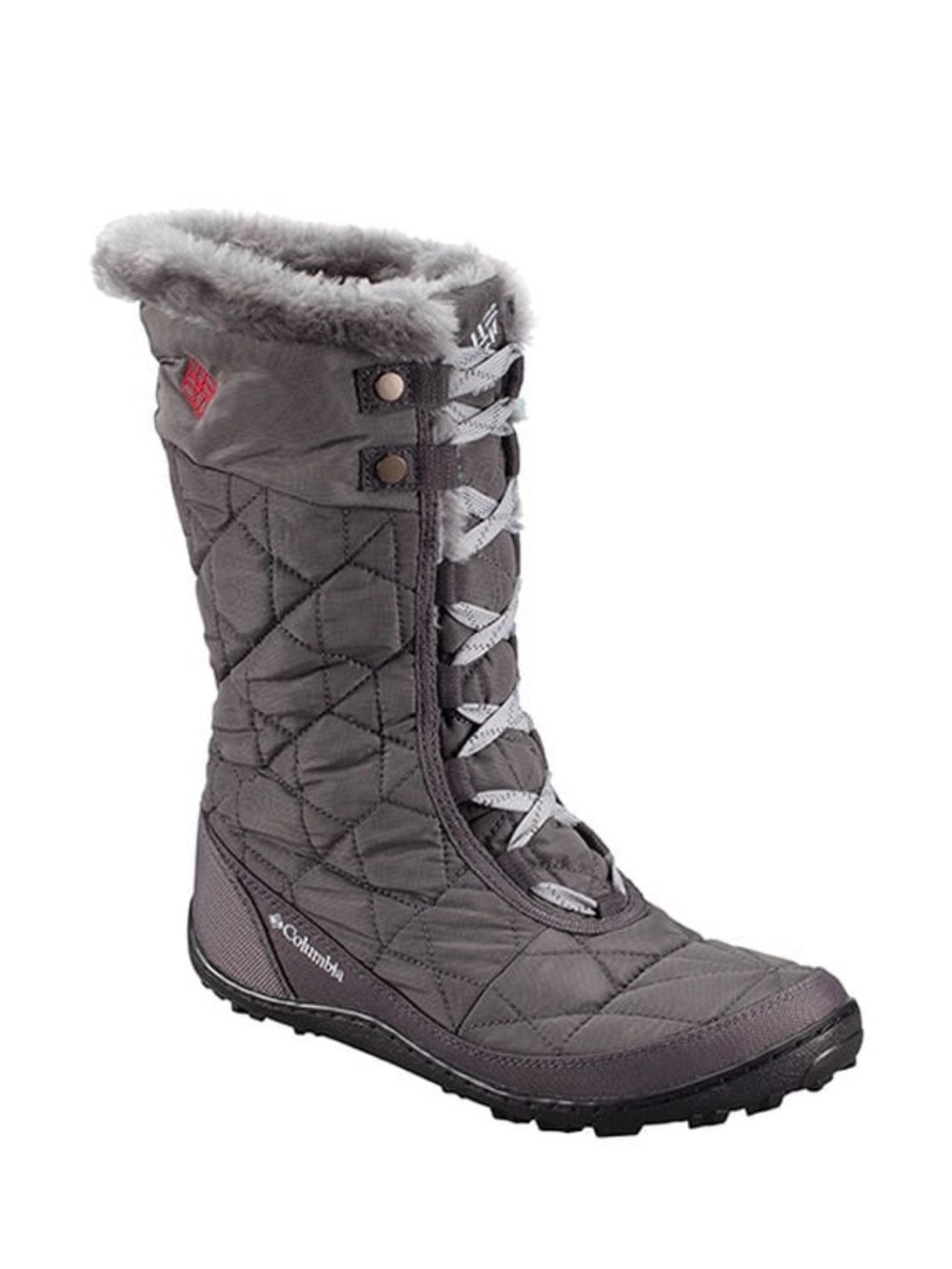 Columbia Minx Mid II Omni-Heat Waterproof Winter Gray Boots Women’s